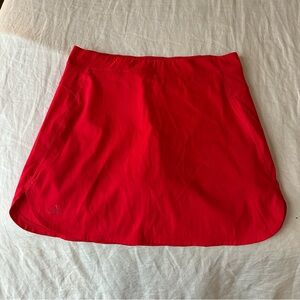 Adidas Women's Red Mini Tennis Skirt